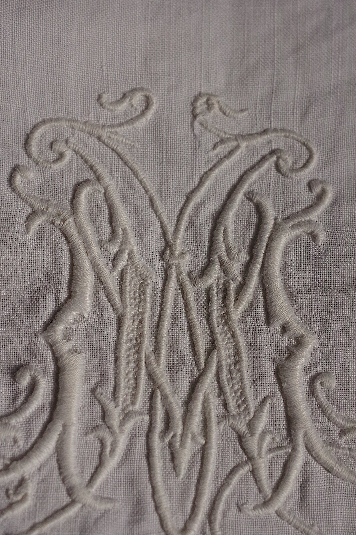 アンティーククッションカバー linge de maison ancienne 1 9