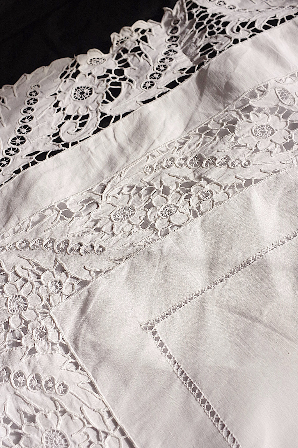 アンティーククッションカバー linge de maison ancienne 2 11