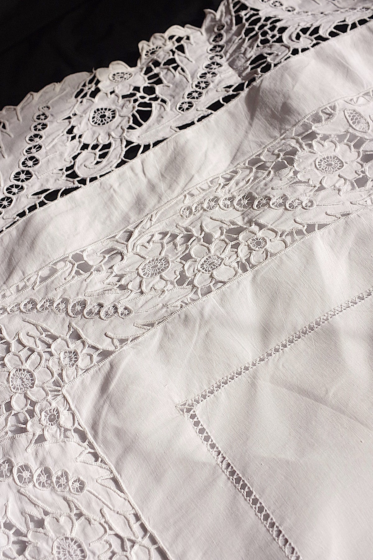 アンティーククッションカバー linge de maison ancienne 2 11