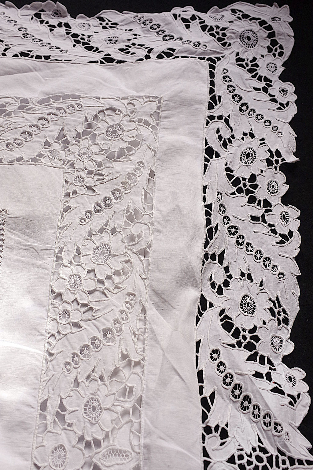 アンティーククッションカバー linge de maison ancienne 2 12