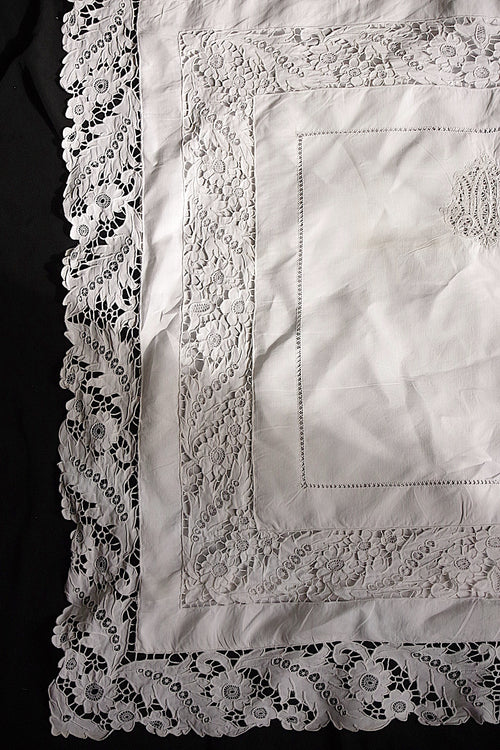 アンティーククッションカバー linge de maison ancienne 2 2