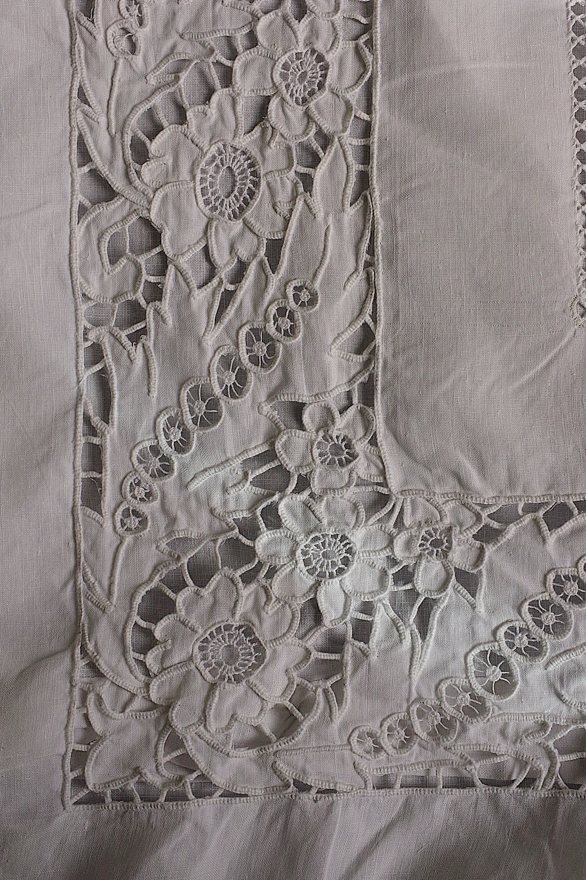 アンティーククッションカバー linge de maison ancienne 2 5