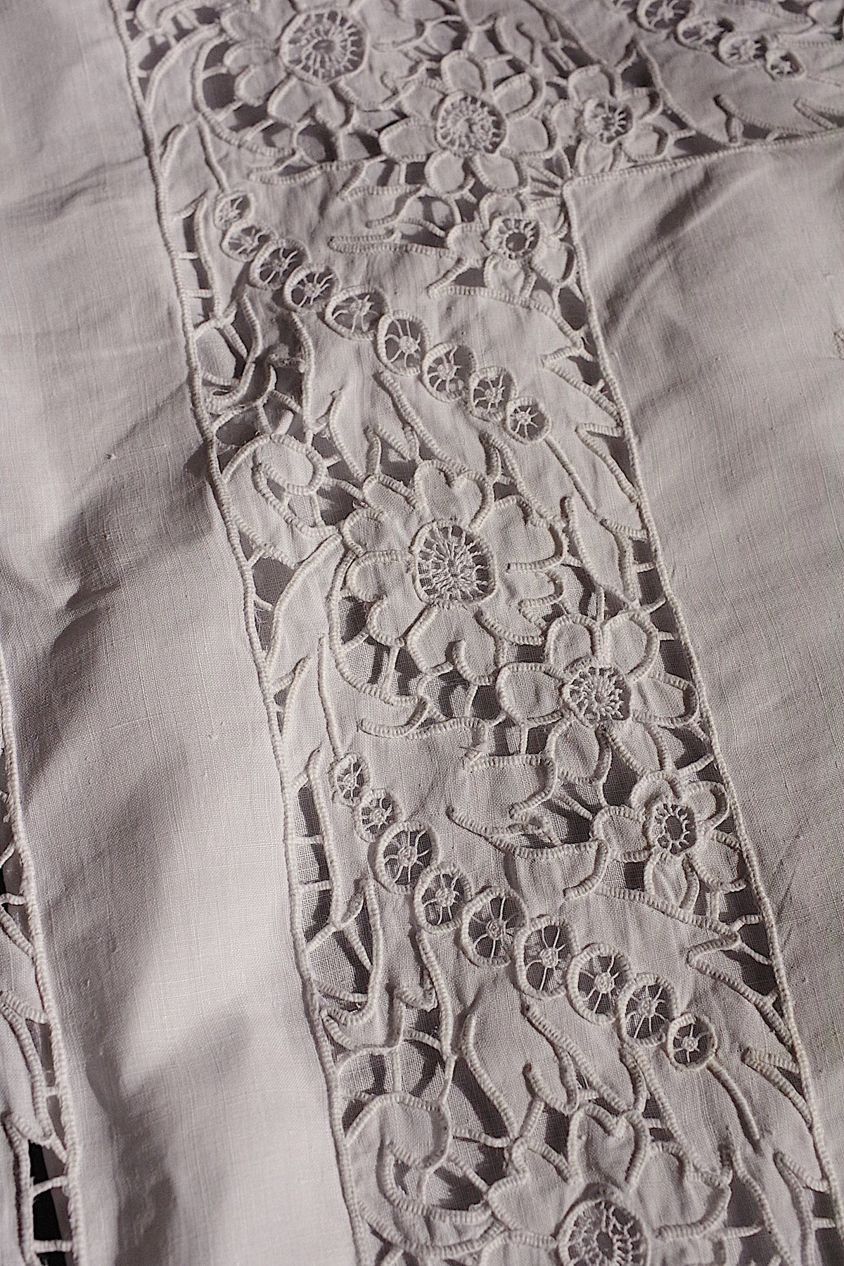 アンティーククッションカバー linge de maison ancienne 2 6