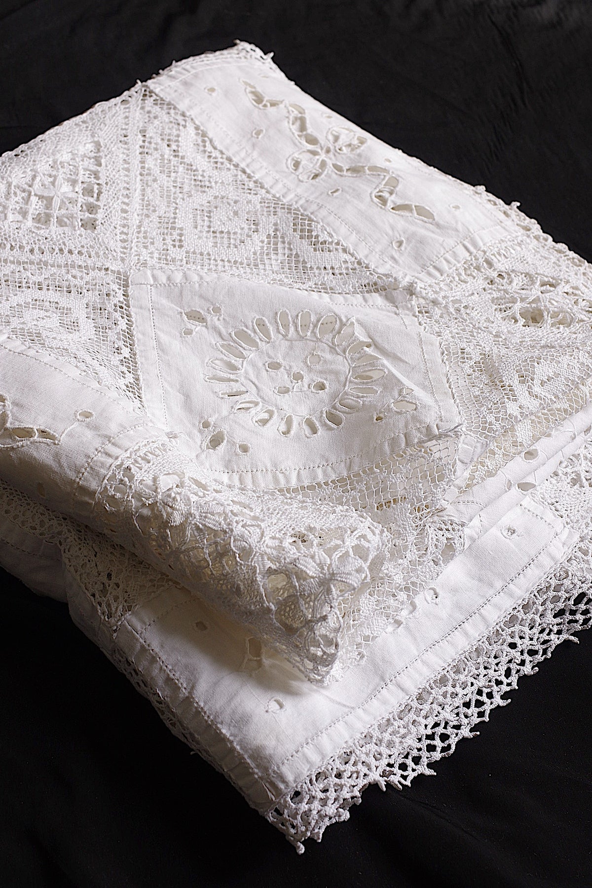 アンティーククロス linge de maison ancienne 大きめ 3