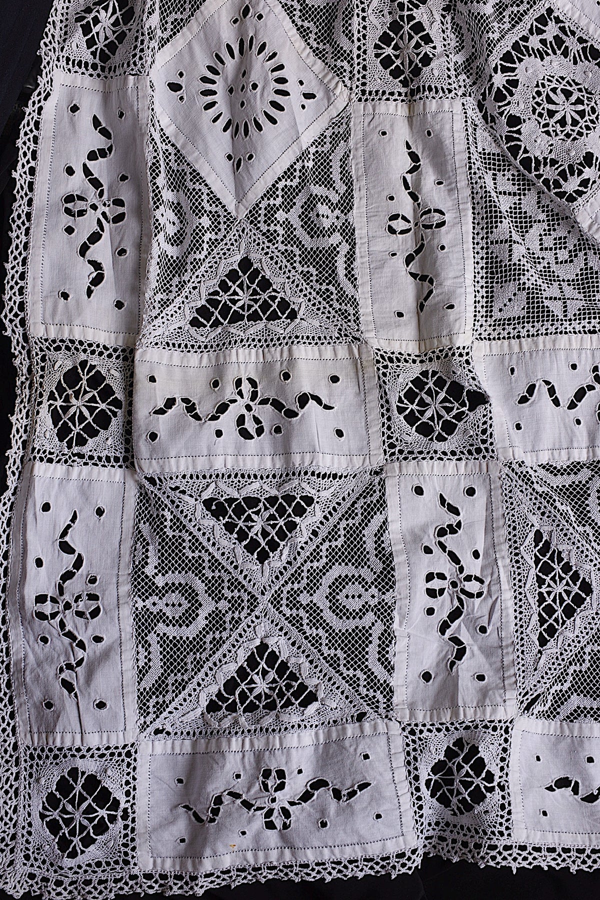 アンティーククロス linge de maison ancienne 大きめ 2