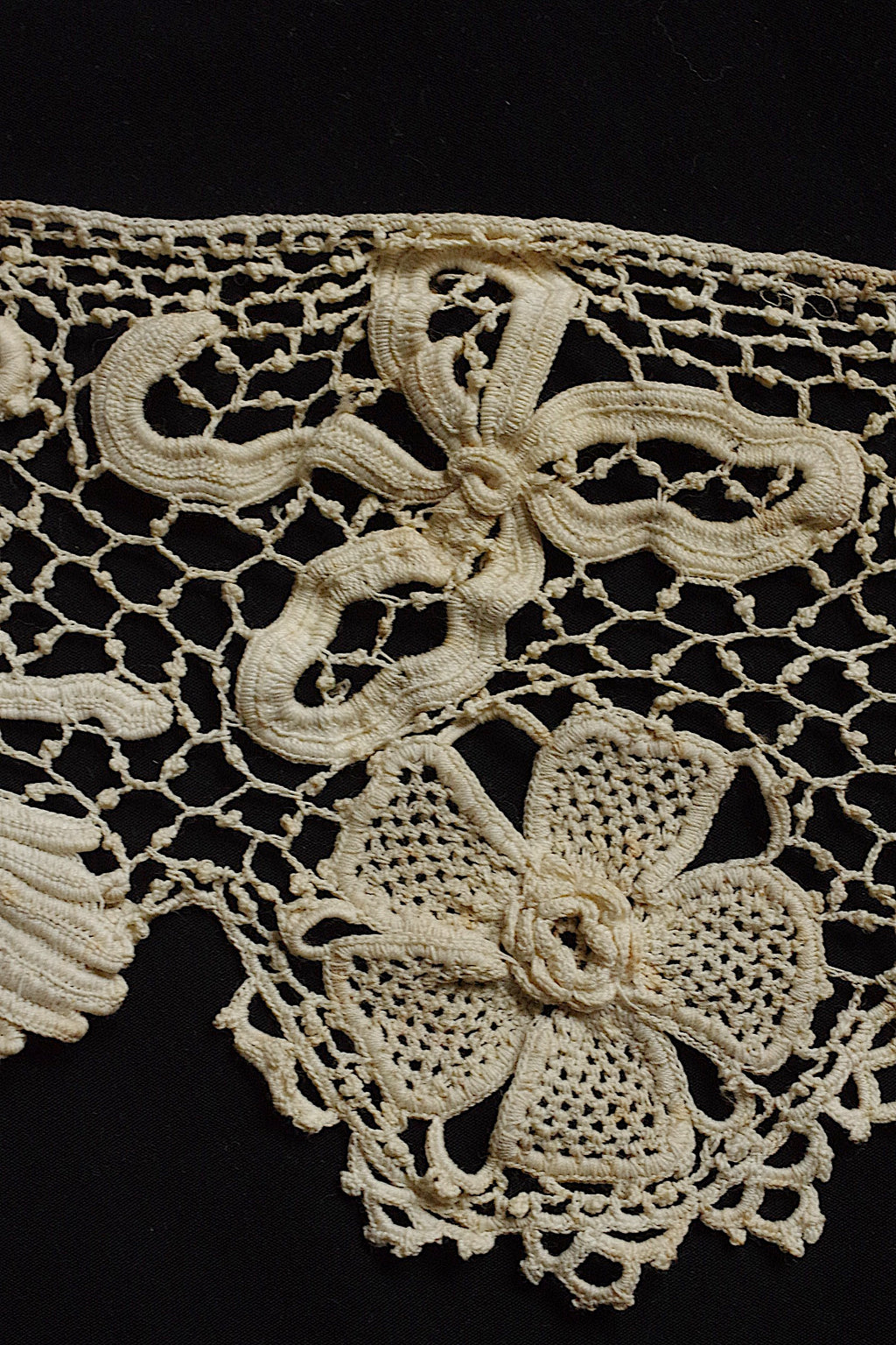 アンティークレース dentelle ancienne アイリッシュクロシェレース 455cm 4