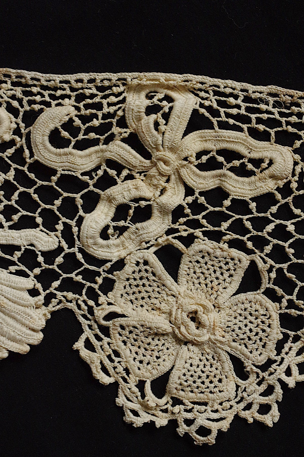 アンティークレース dentelle ancienne アイリッシュクロシェレース 455cm 4