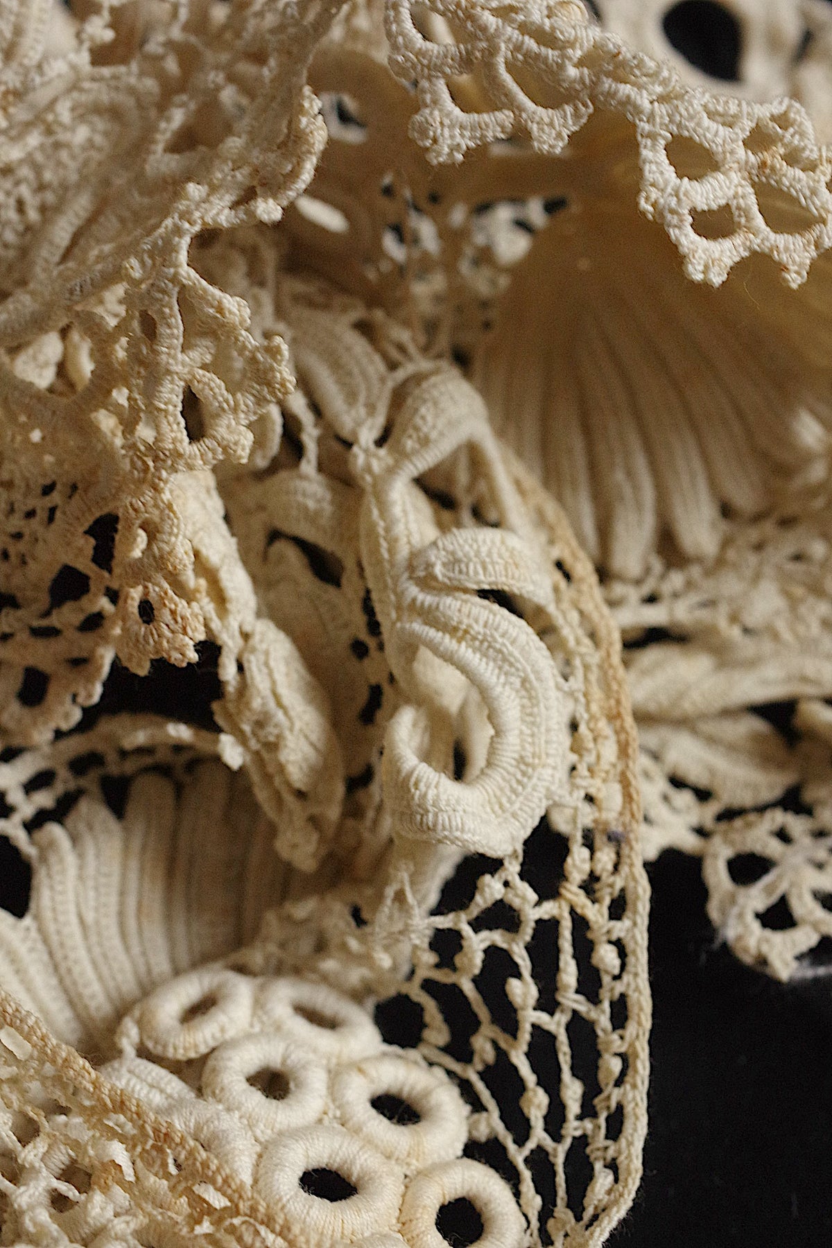 アンティークレース dentelle ancienne アイリッシュクロシェレース 455cm 8