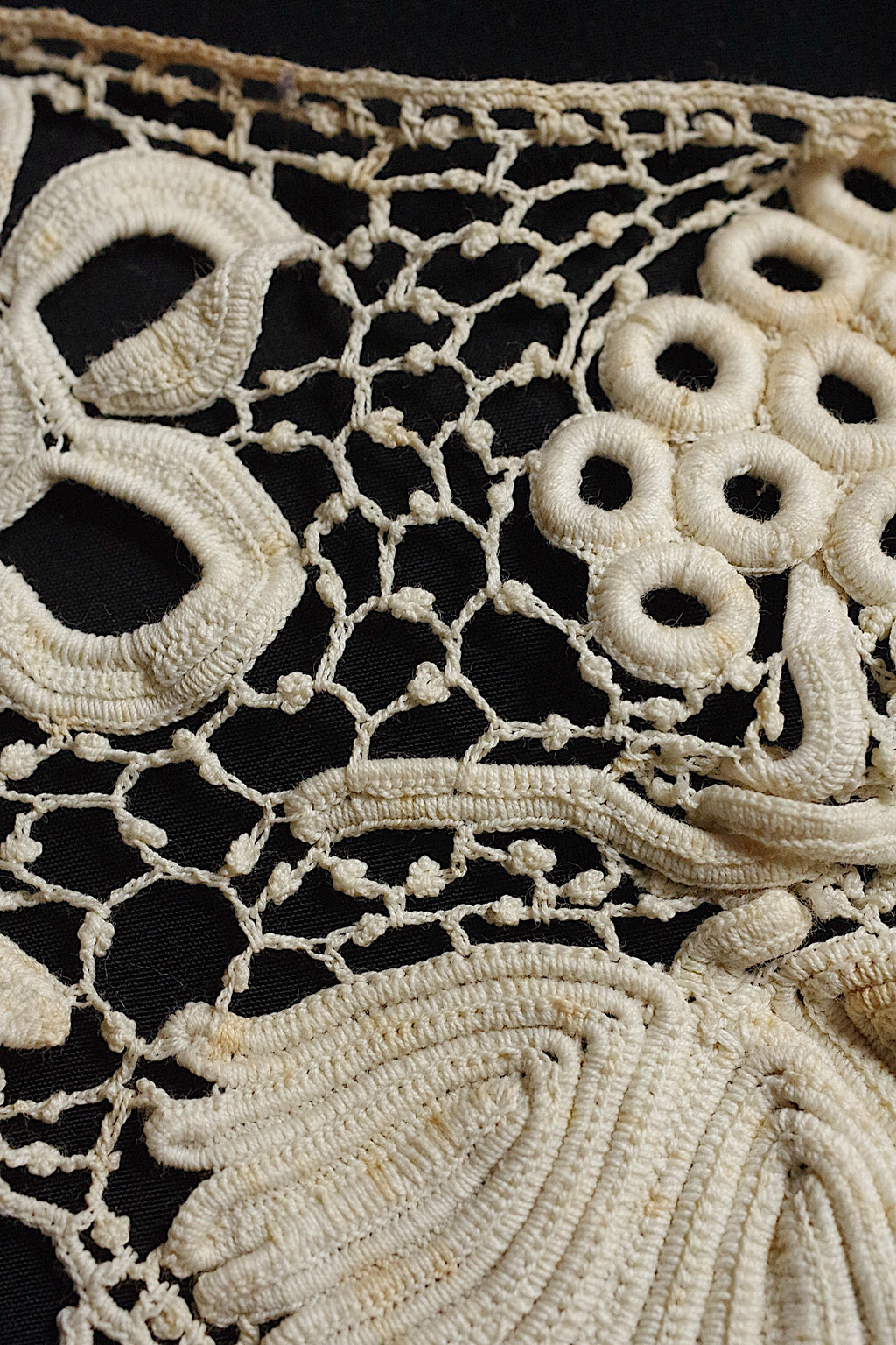 アンティークレース dentelle ancienne アイリッシュクロシェレース 455cm 9