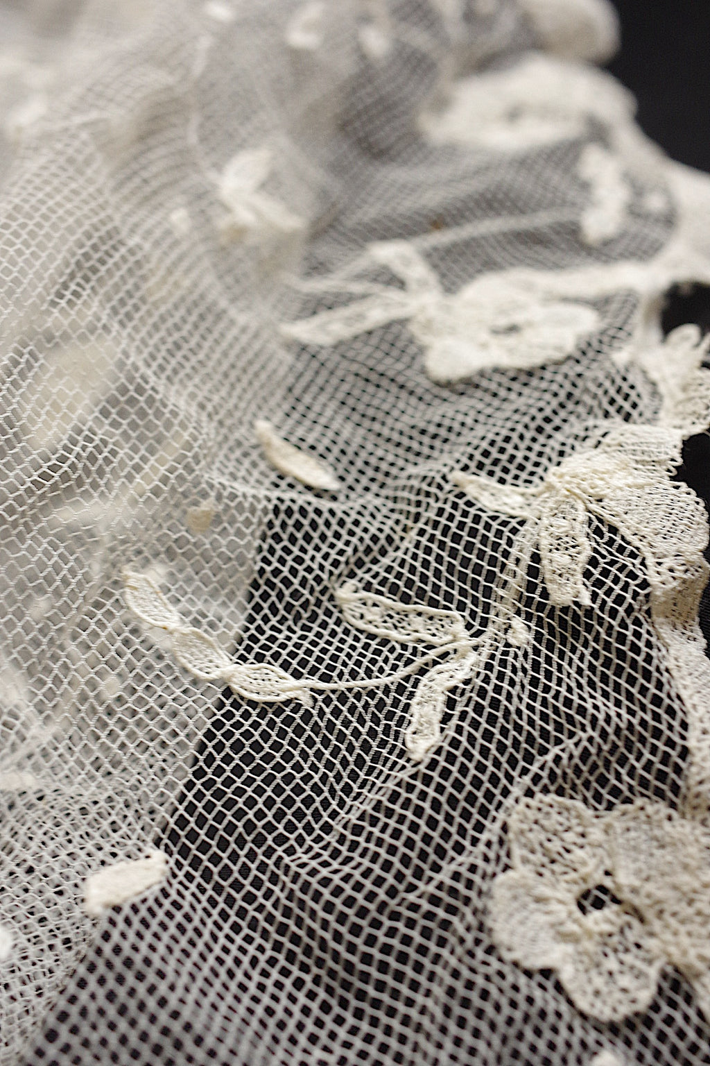 アンティークレース dentelle ancienne 大きなベール 7