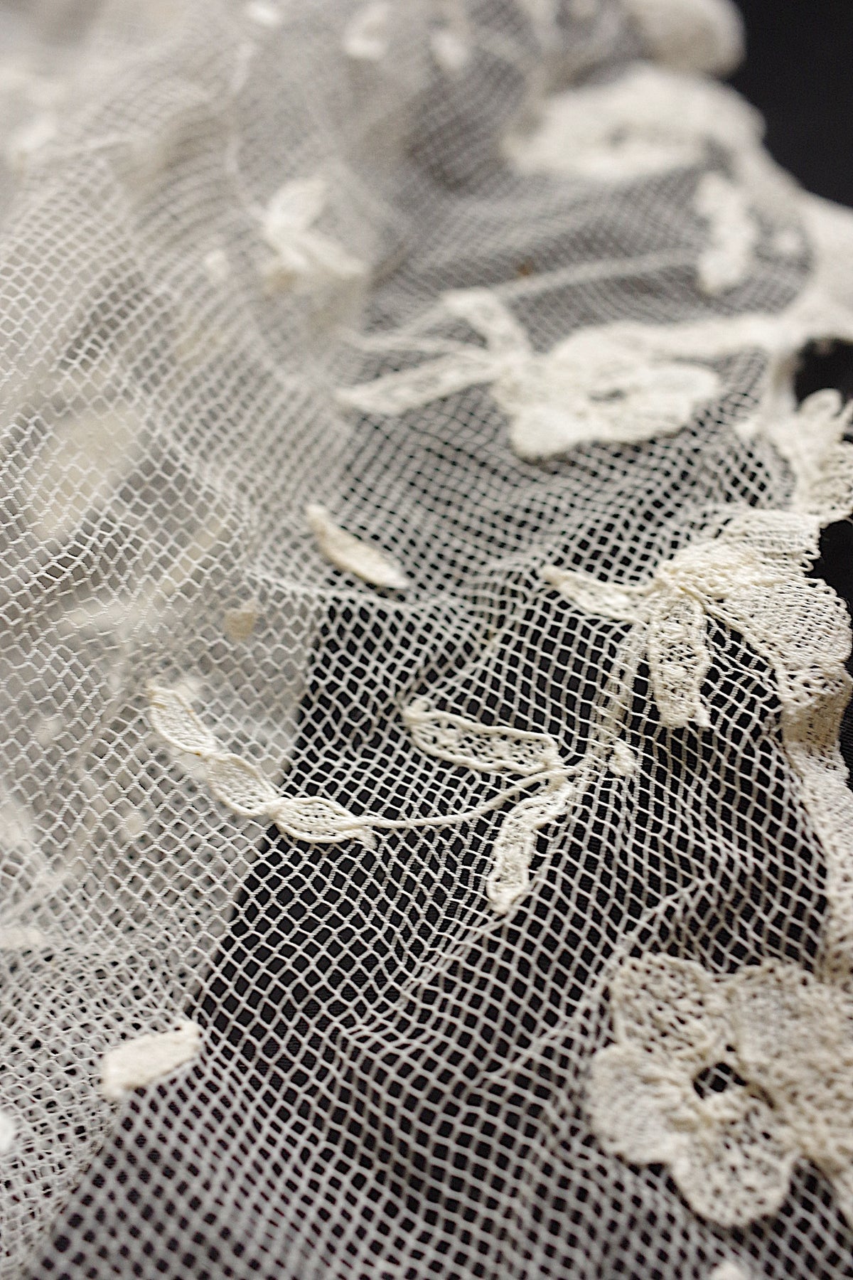 アンティークレース dentelle ancienne 大きなベール 7