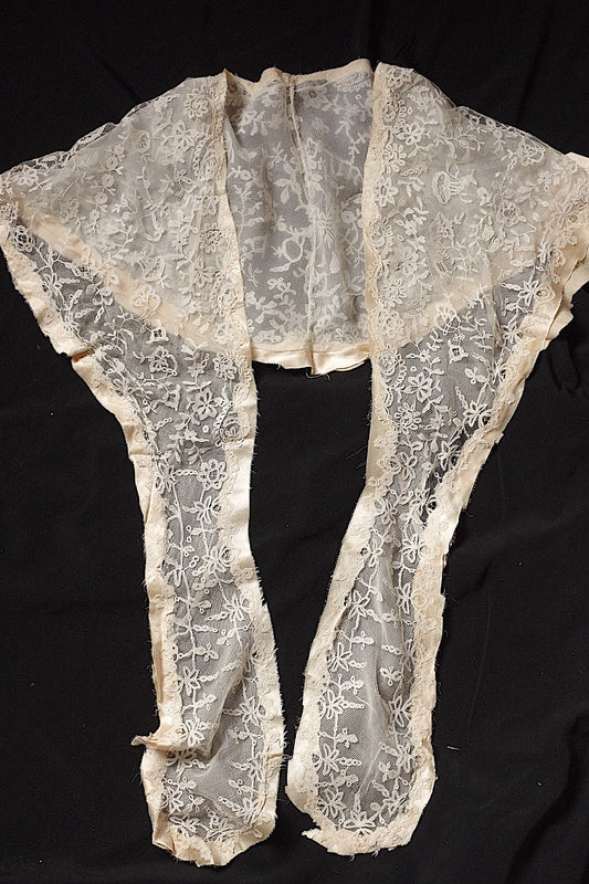 アンティークレース antique dentelle アンティークレース シフォン付き襟 .FR A Ll'EPOQUE