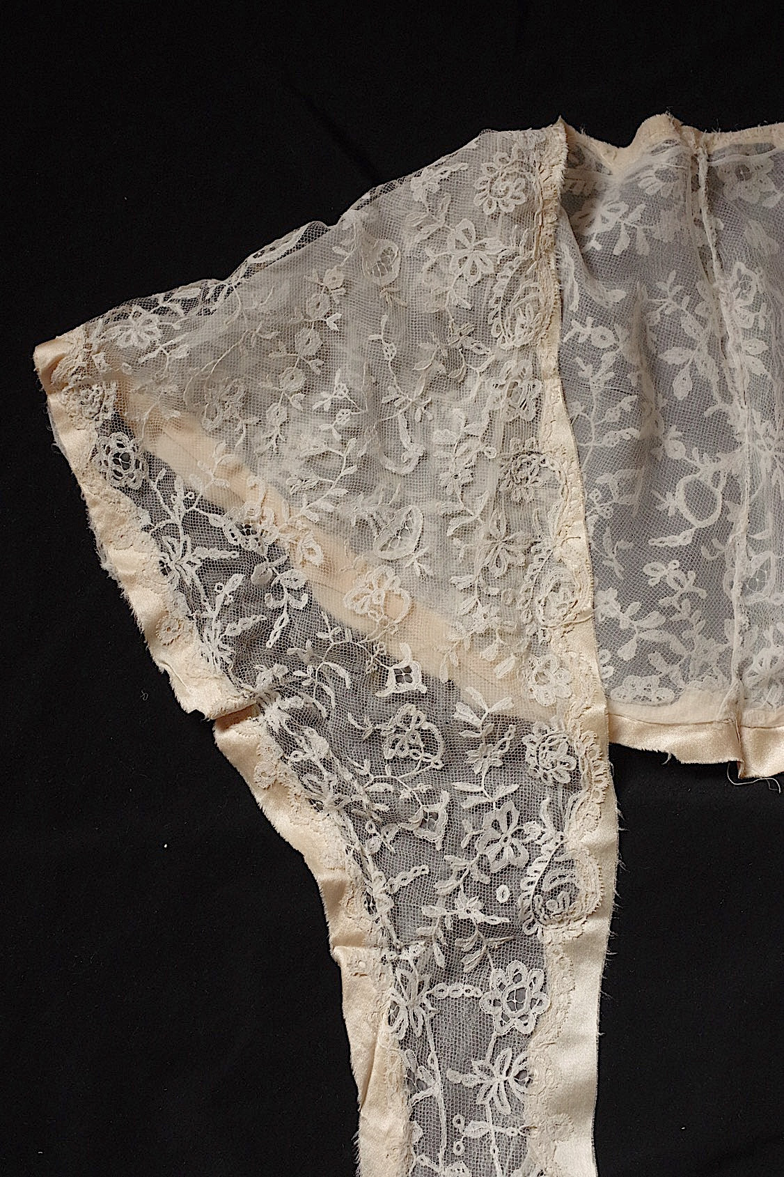 アンティークレース antique dentelle アンティークレース シフォン付き襟 .FR A Ll'EPOQUE