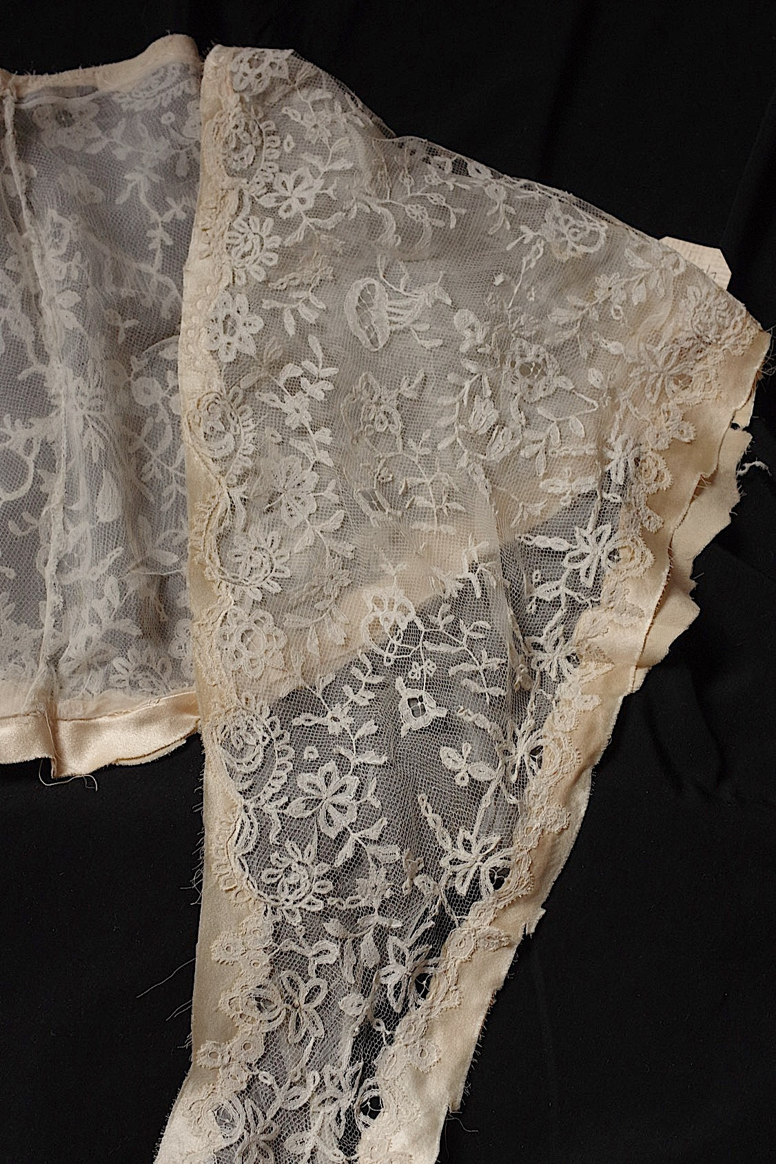 アンティークレース antique dentelle アンティークレース シフォン付き襟 .FR A Ll'EPOQUE