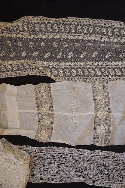 アンティークレース ハギレセット