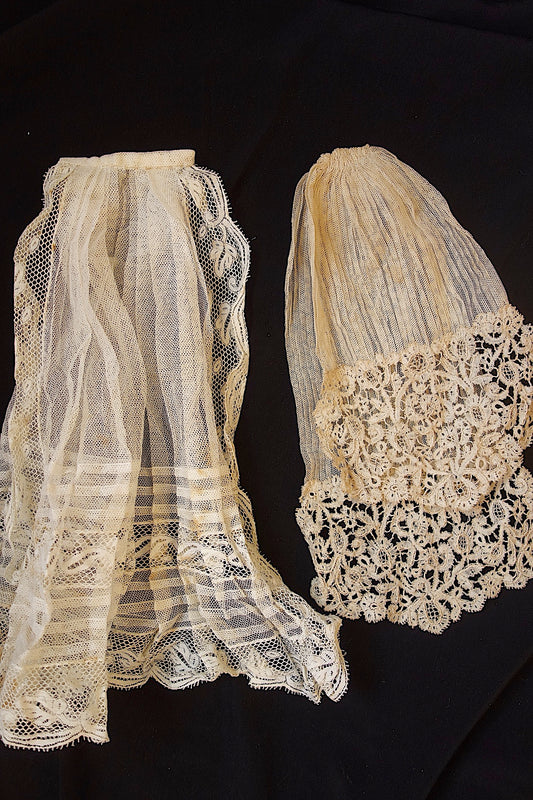 アンティークレース ジャボ2つ