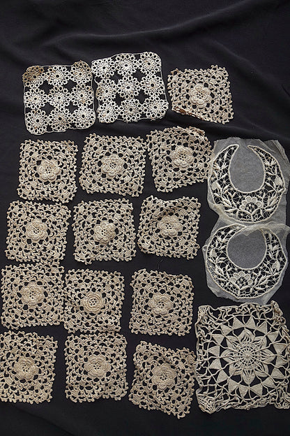 アンティークレース　モチーフlots 1