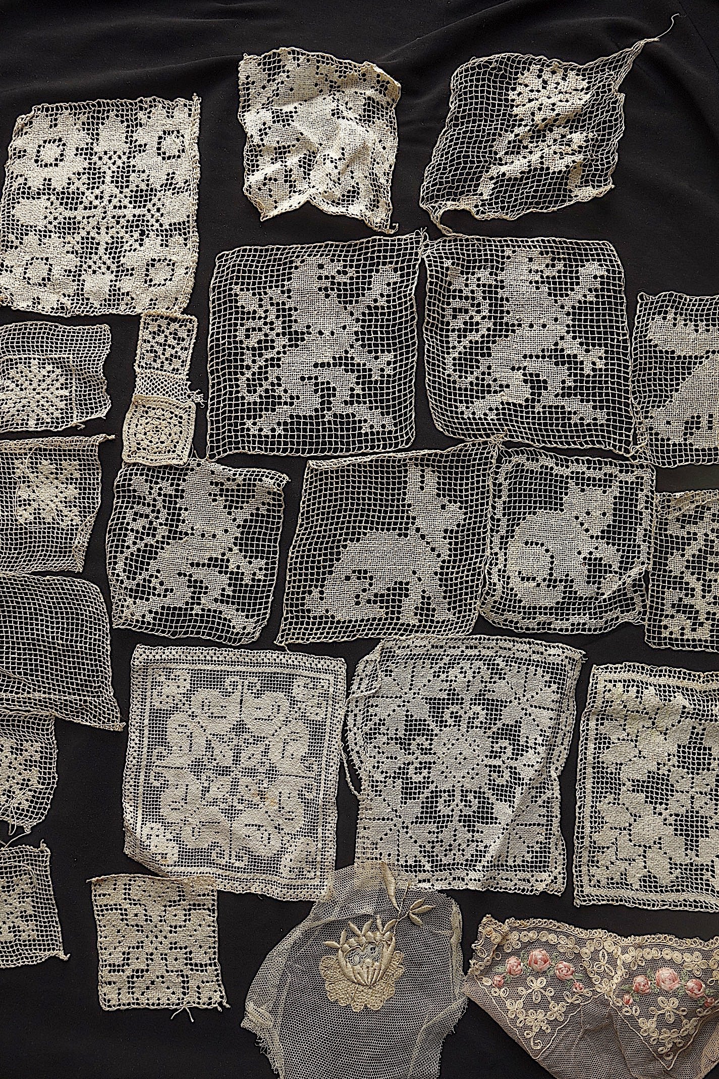 アンティークレース　モチーフlots6