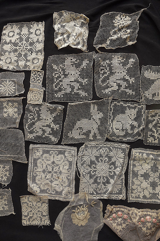 アンティークレース　モチーフlots6