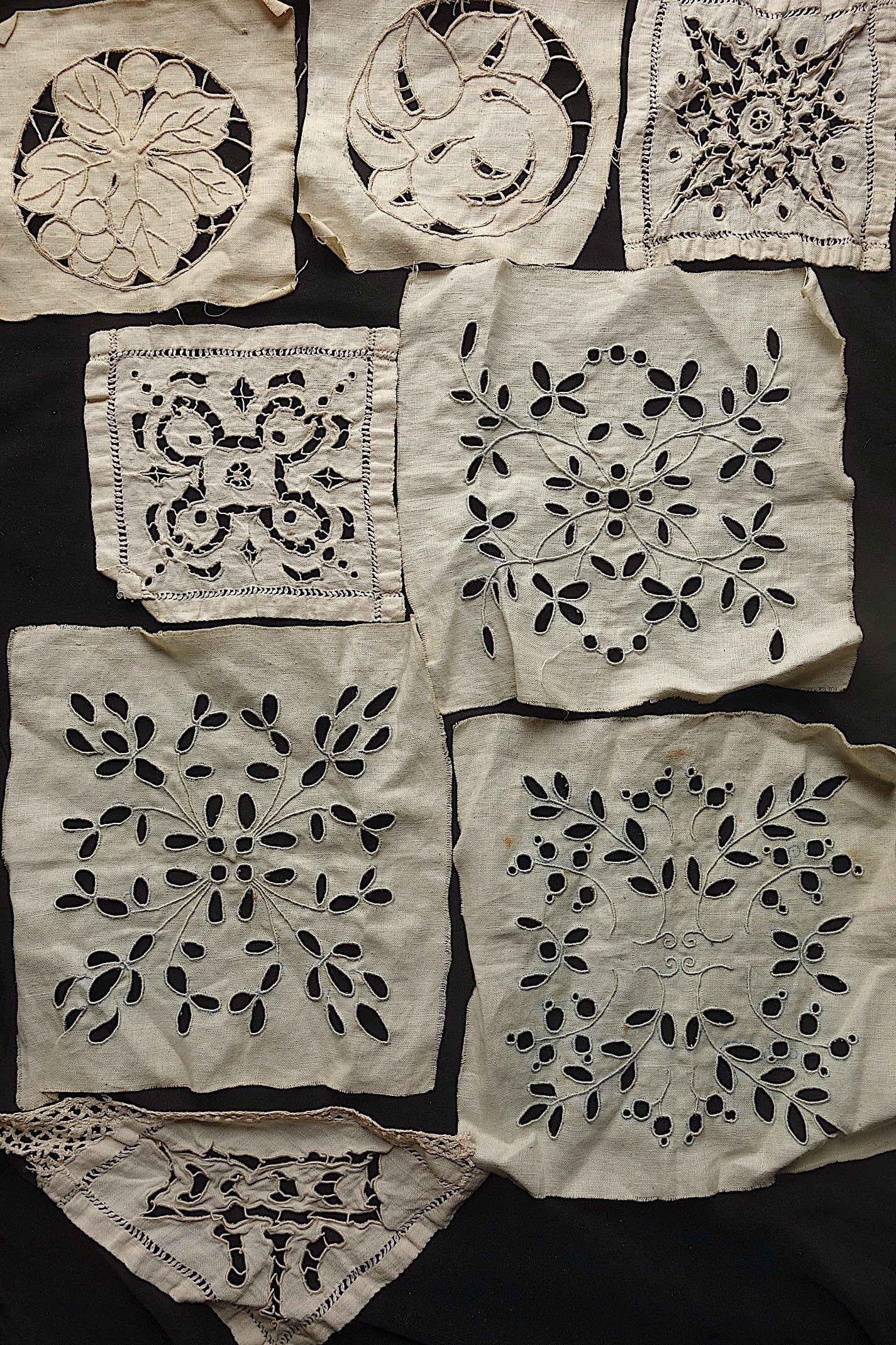 アンティークレース　モチーフlots8