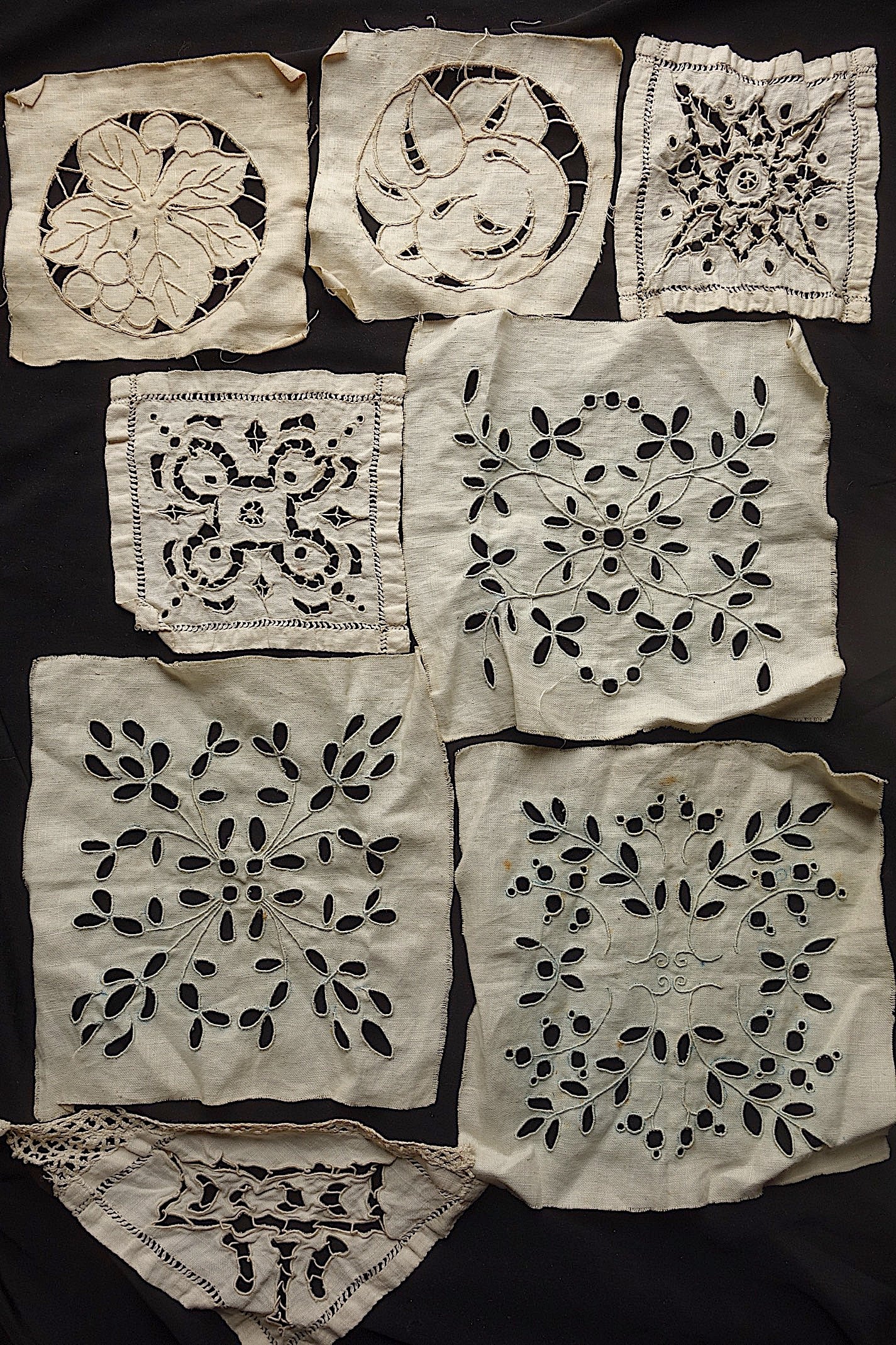 アンティークレース　モチーフlots8