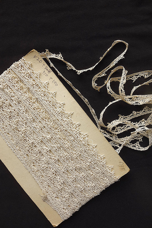 アンティークレース　ボビンスカラップ　620＋510＋190cm