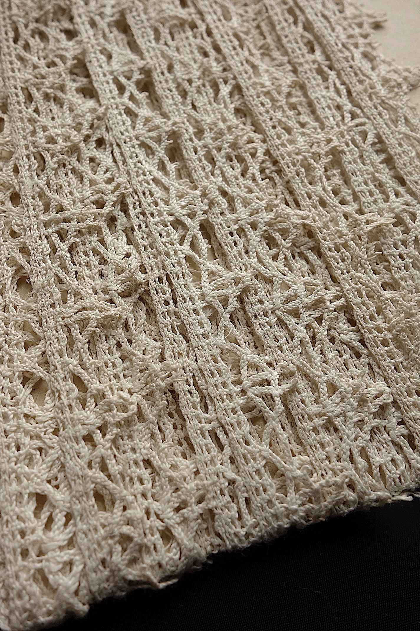 アンティークレース　ボビンスカラップ　620＋510＋190cm