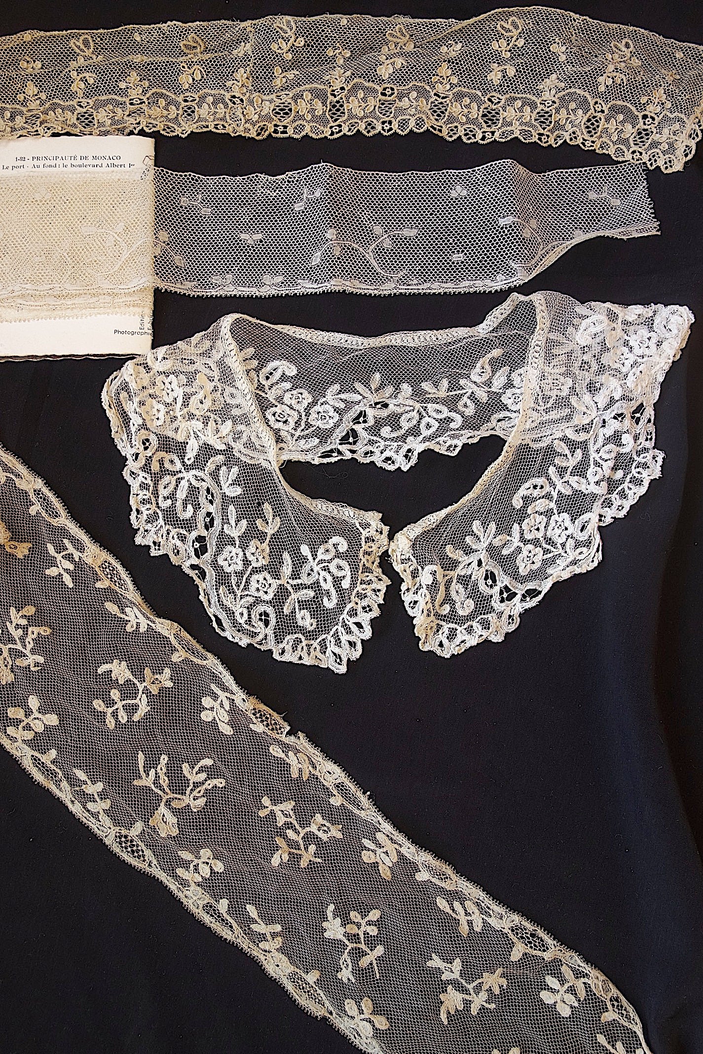 アンティークレース　4種　コレクションに