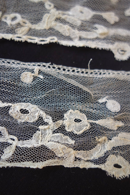 アンティークレース　アプリカッションアングレテール　