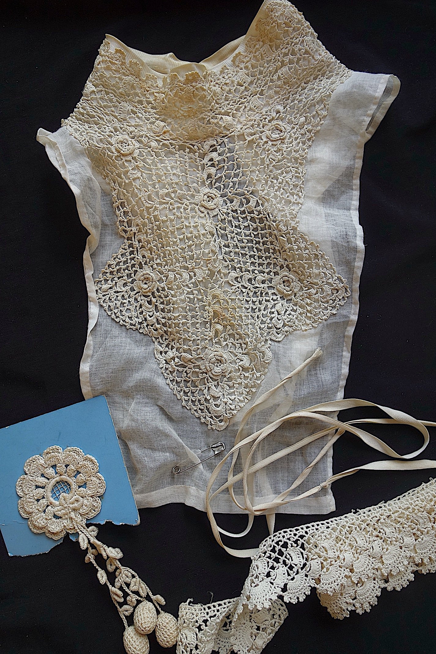 アンティークレース　クロシェ　