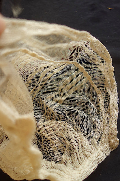 アンティークレース　ボネ　2つ