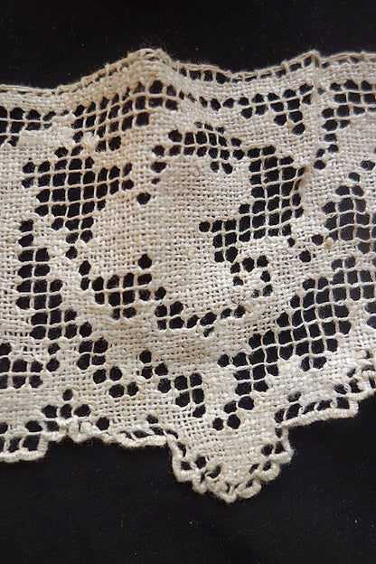 アンティークレース　フィレレース2つ