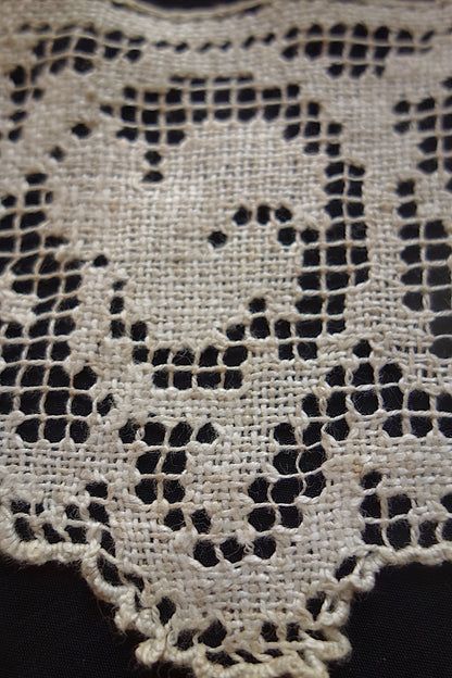 アンティークレース　フィレレース2つ