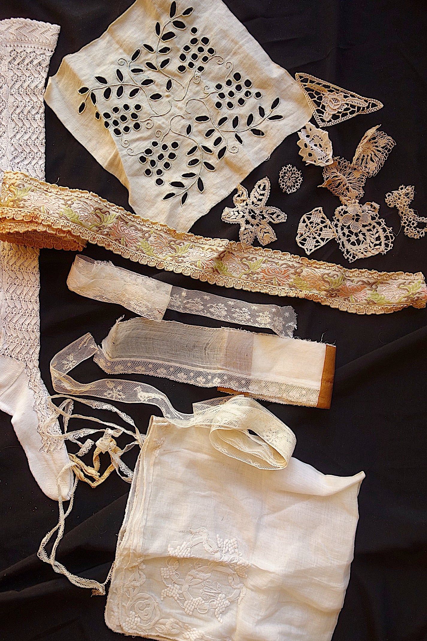 アンティークレース lot 色々　素材用