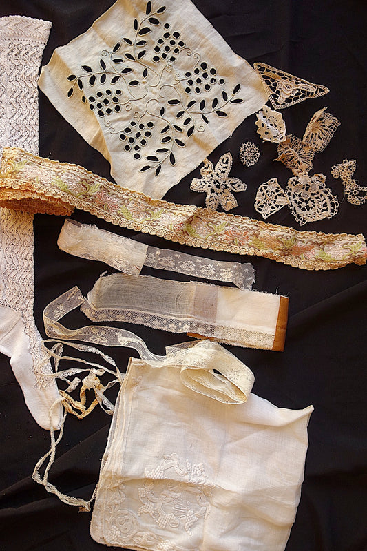 アンティークレース lot 色々　素材用