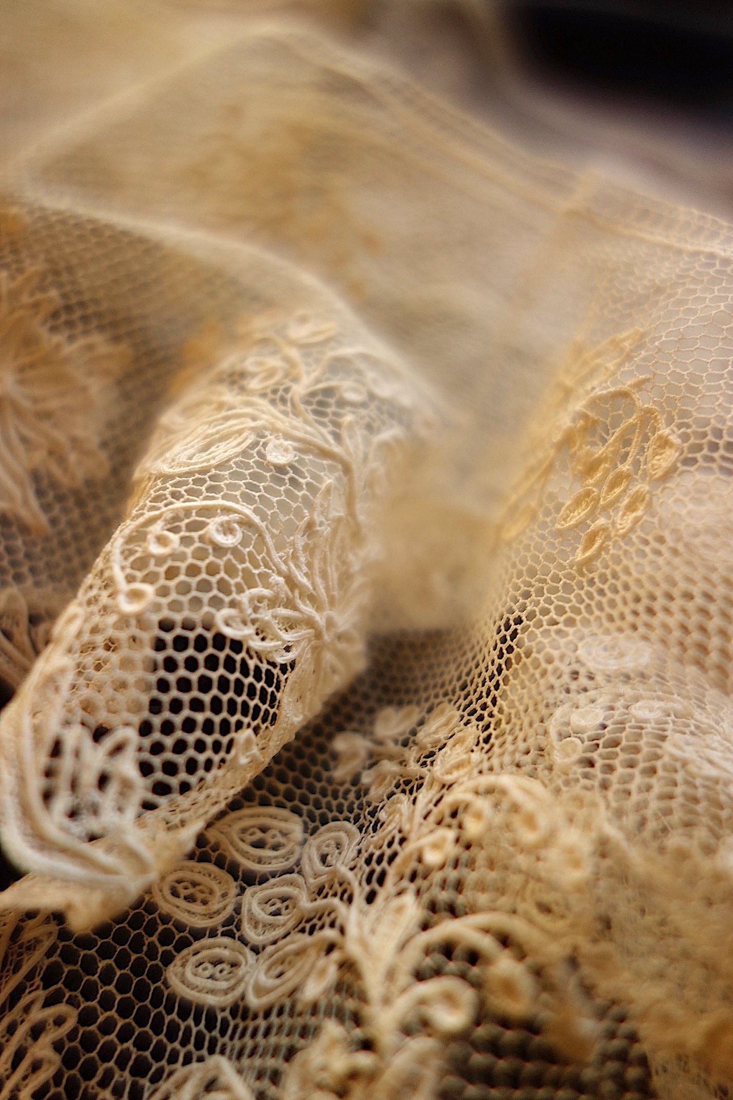 アンティークレース アランソン　200cm