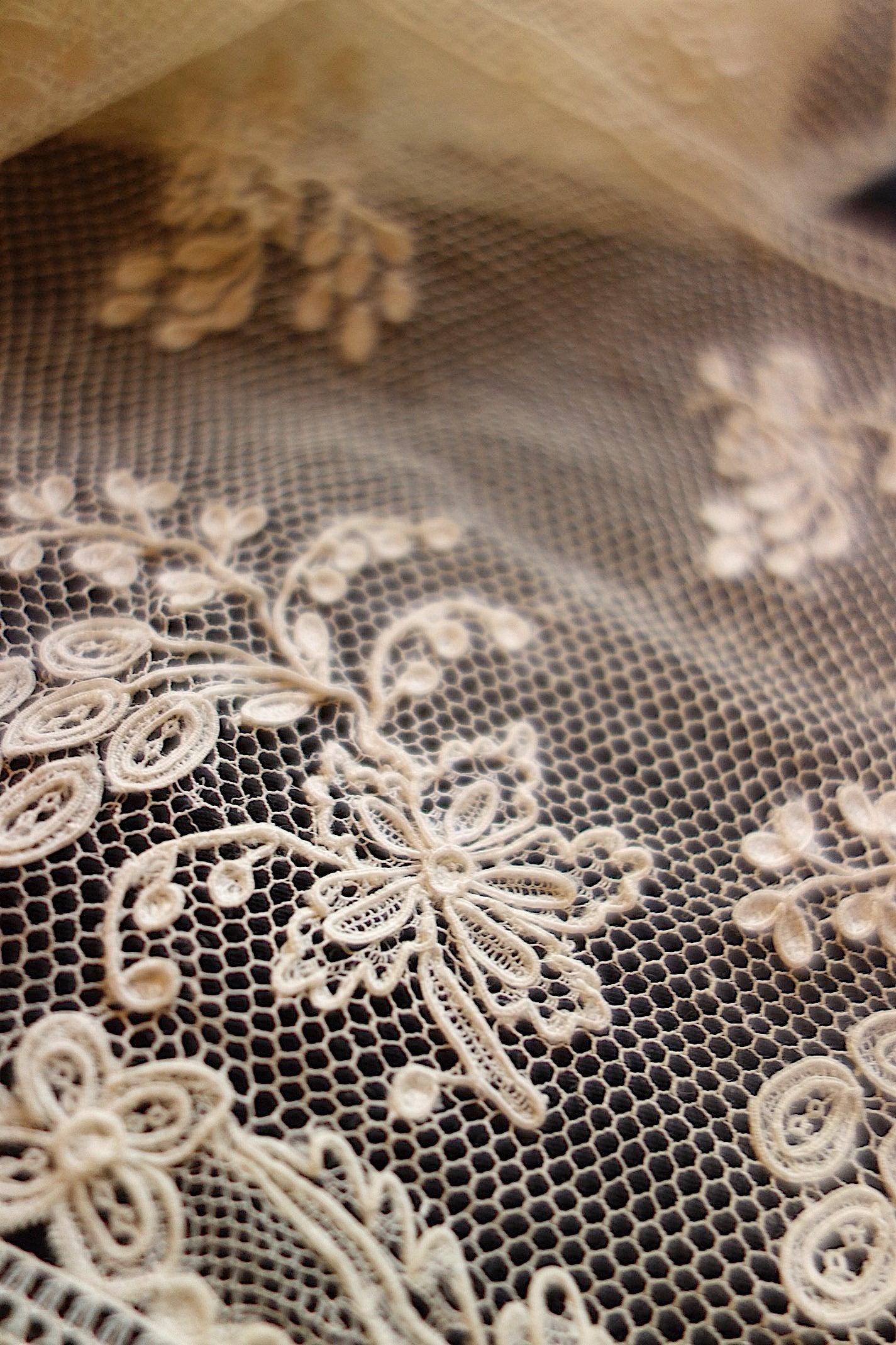 アンティークレース アランソン　60＋90cm　40cm