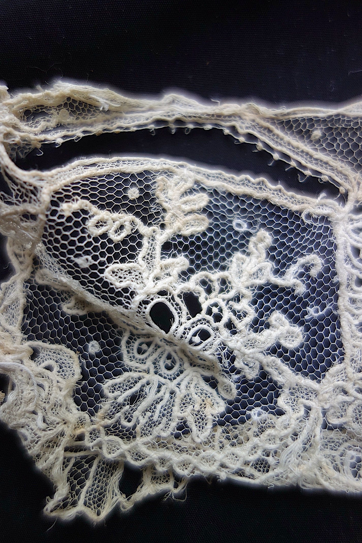 アンティークレース　ブリュクセルレース　62cm 65cm