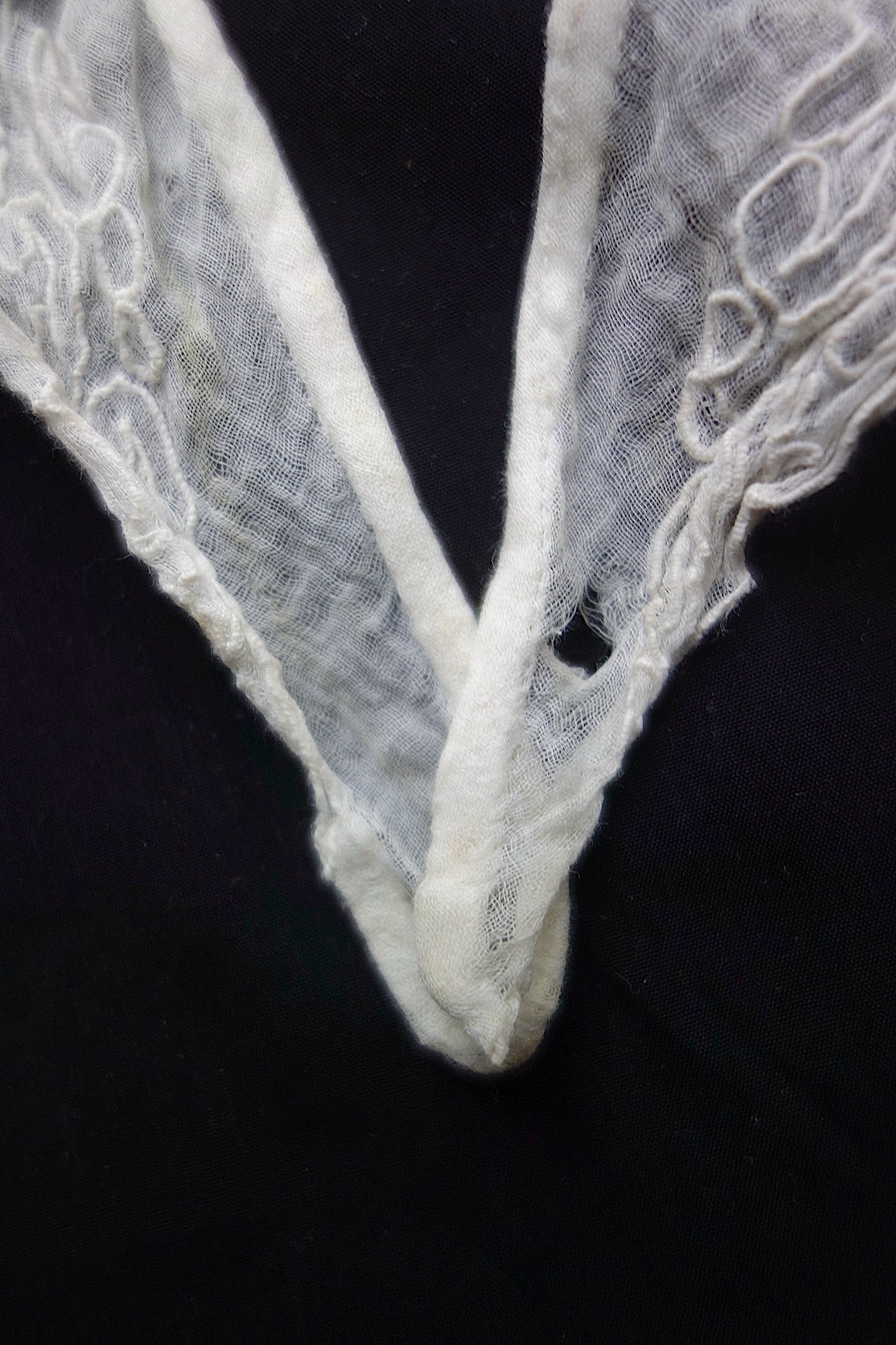 アンティークレース 襟