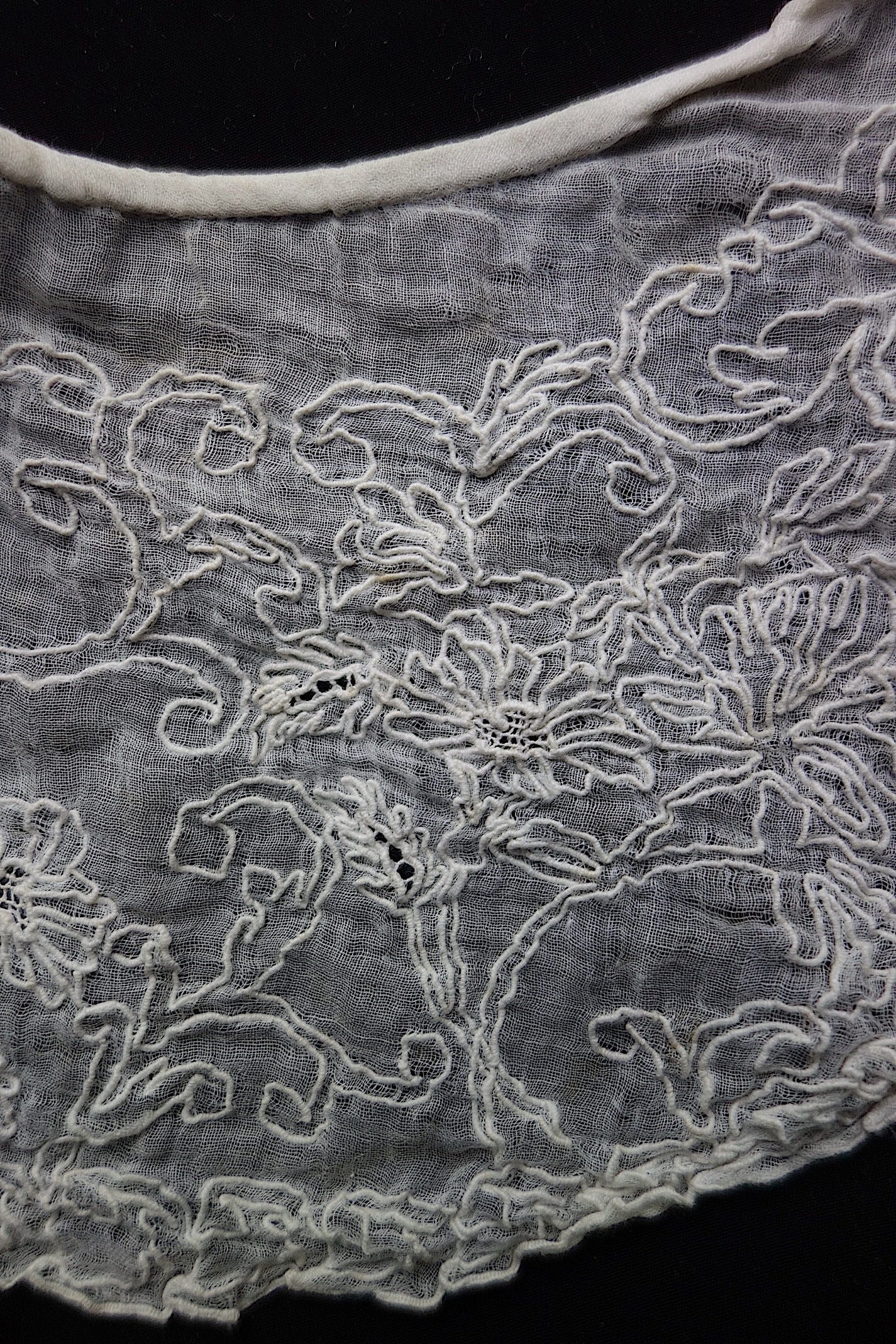 アンティークレース 襟