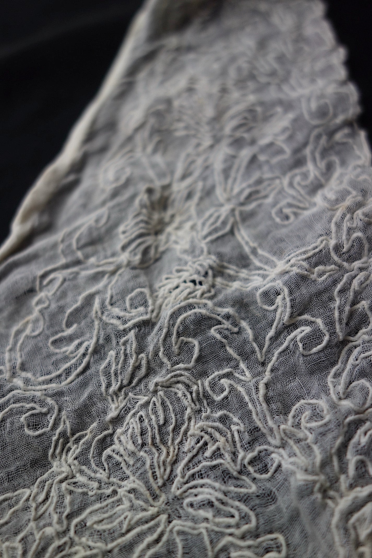 アンティークレース 襟