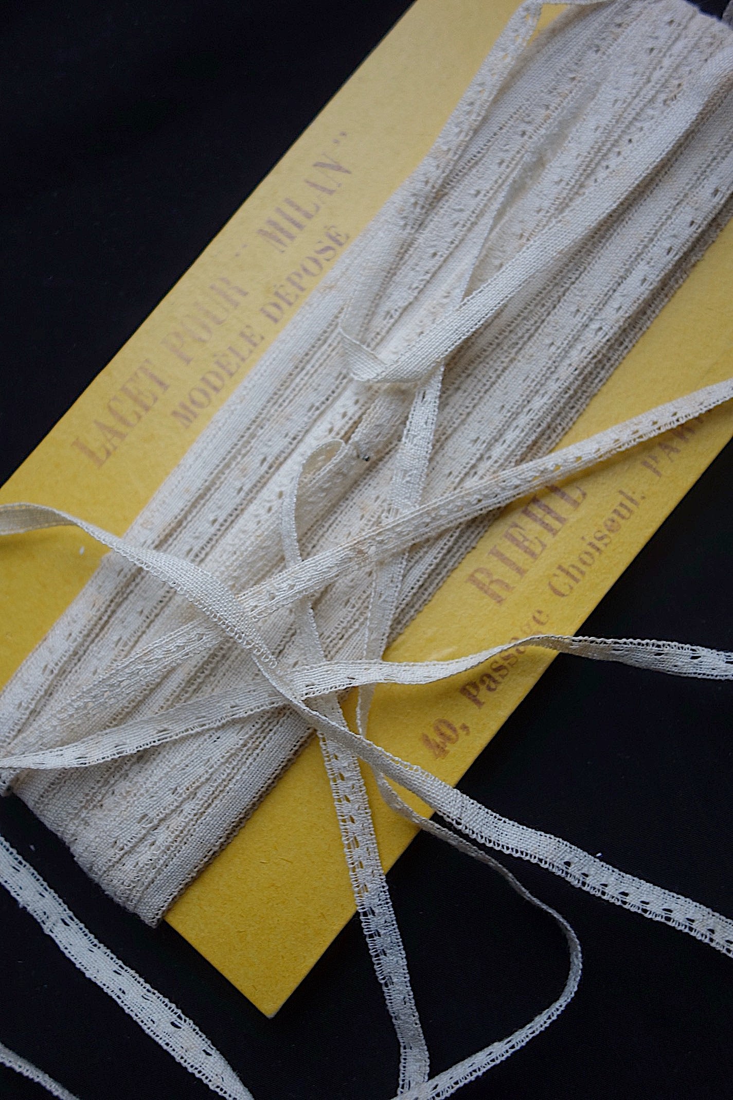 アンティークレース 創作品用アンティークテープ　lots3