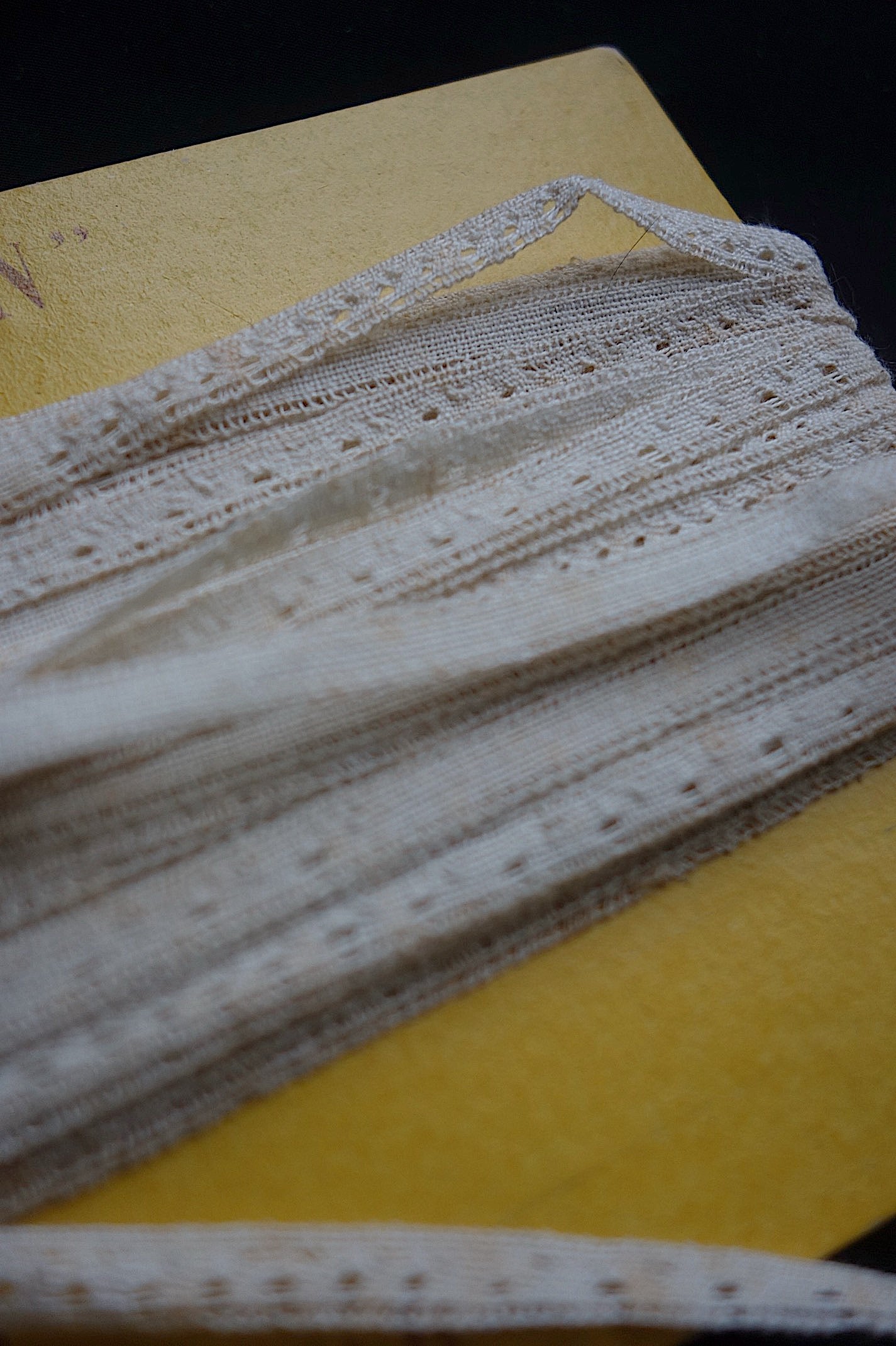 アンティークレース 創作品用アンティークテープ　lots3