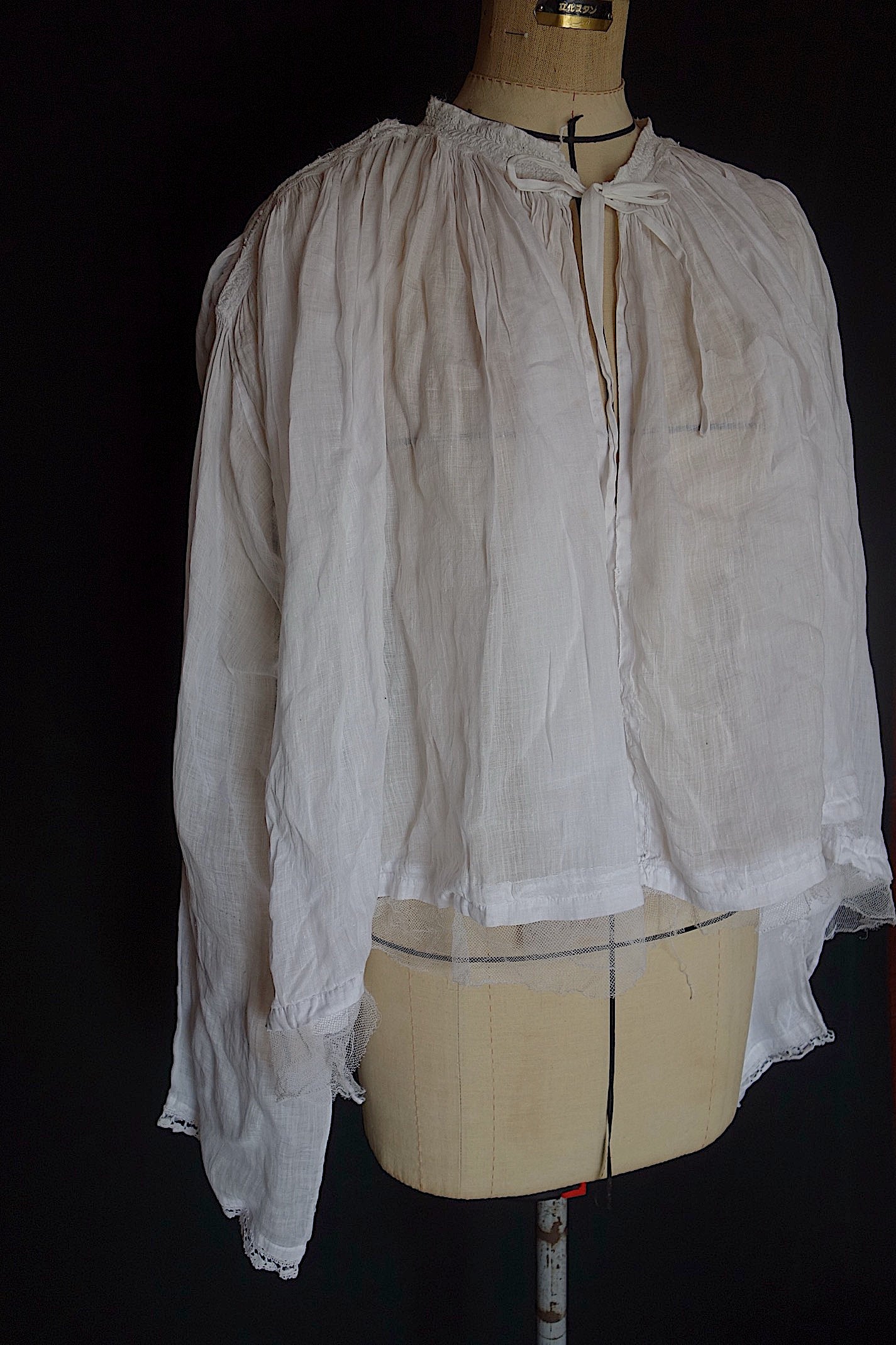 アンティーク服　教会チュニック　surplis