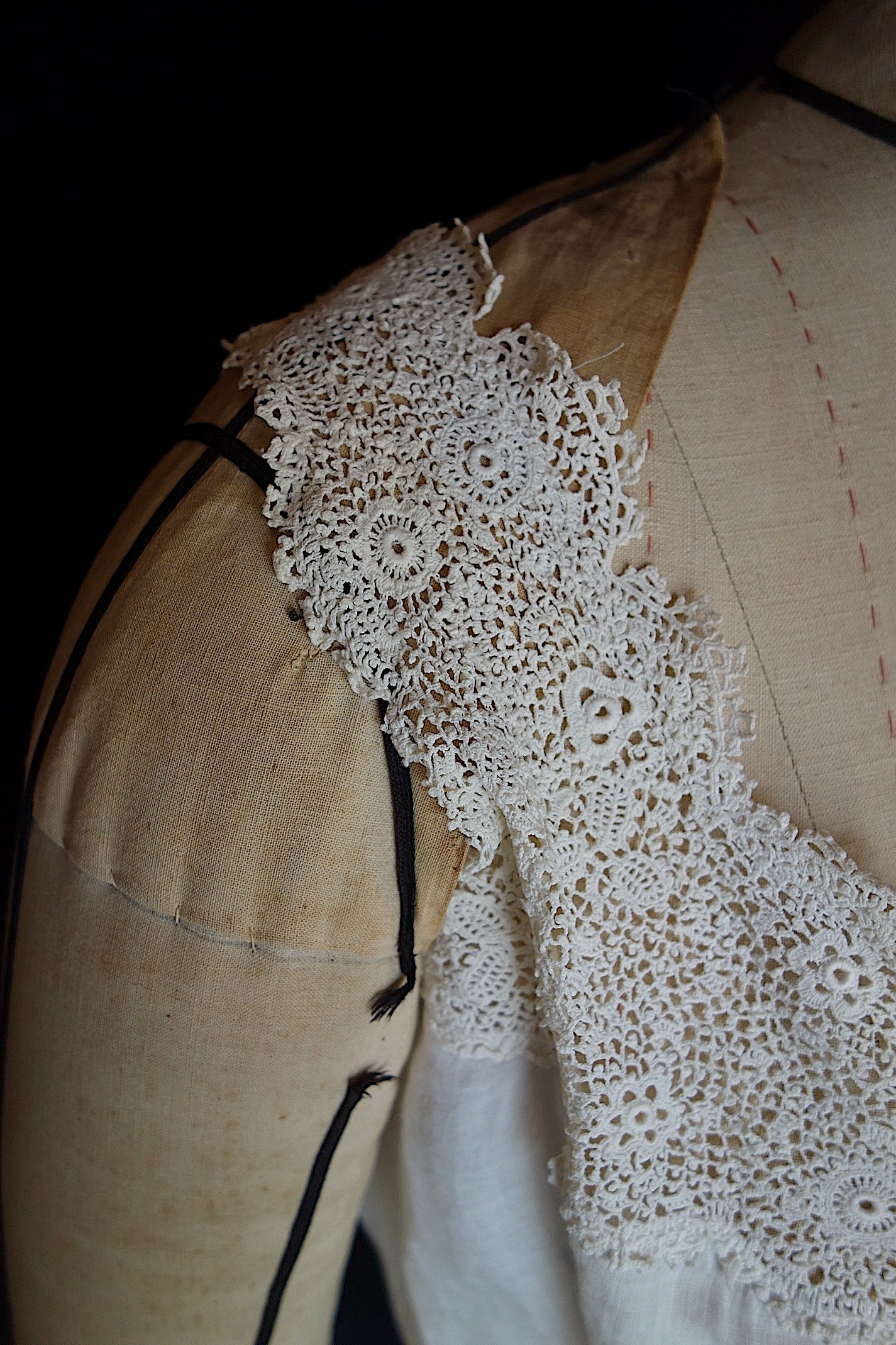 アンティーク服　top cache-corset 1