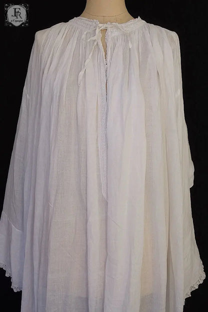 アンティーク司祭チュニック　antique aube Church Smock1 .FR a l'epoque