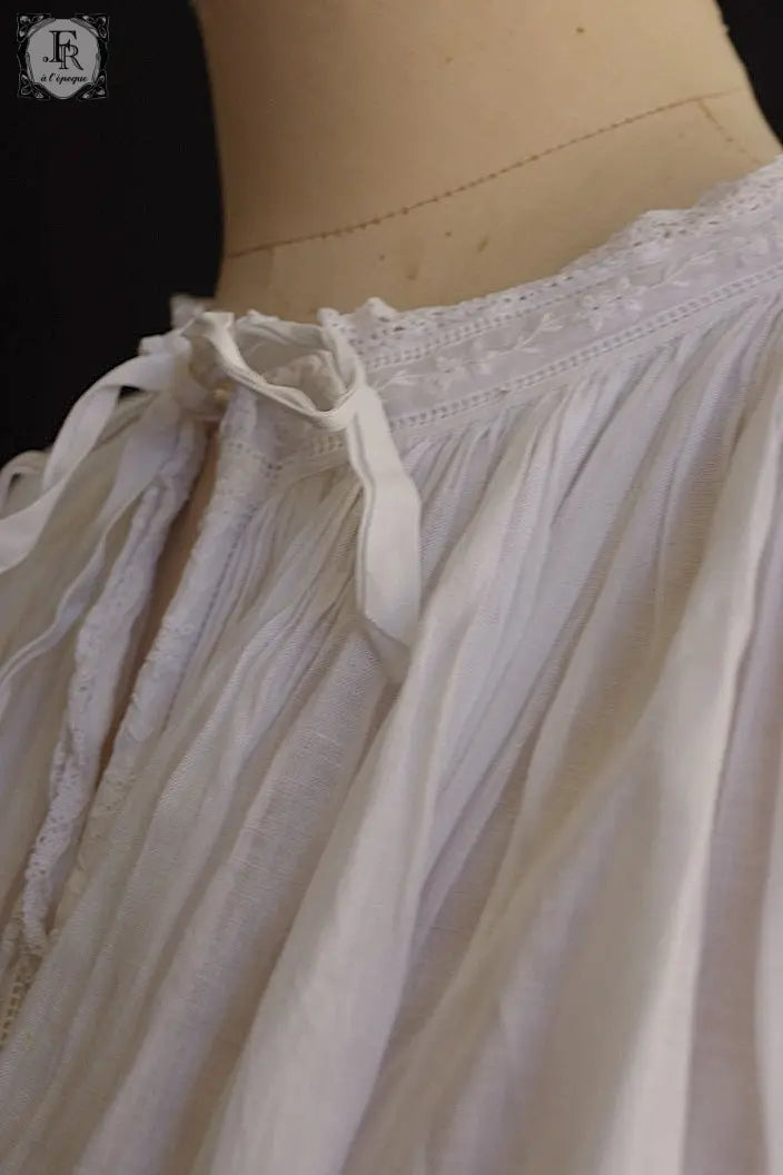 アンティーク司祭チュニック　antique aube Church Smock1 .FR a l'epoque