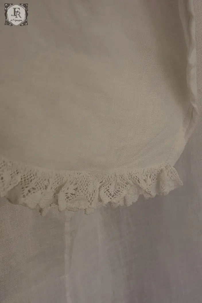 アンティーク司祭チュニック　antique aube Church Smock1 .FR a l'epoque