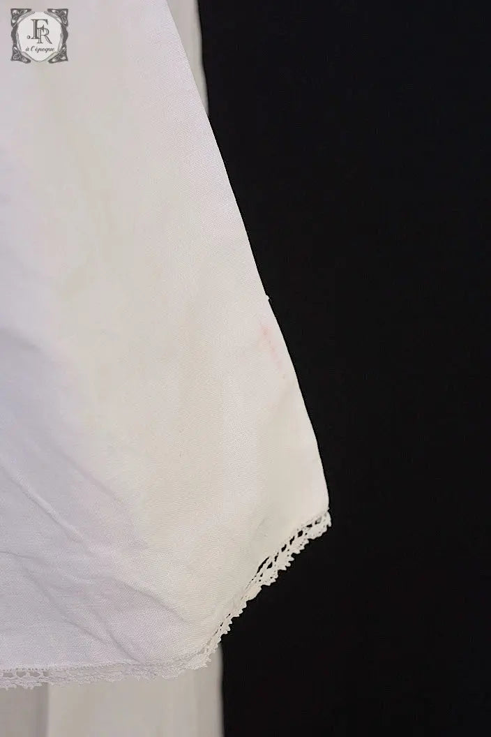 アンティーク司祭チュニック　antique aube Church Smock2 .FR a l'epoque