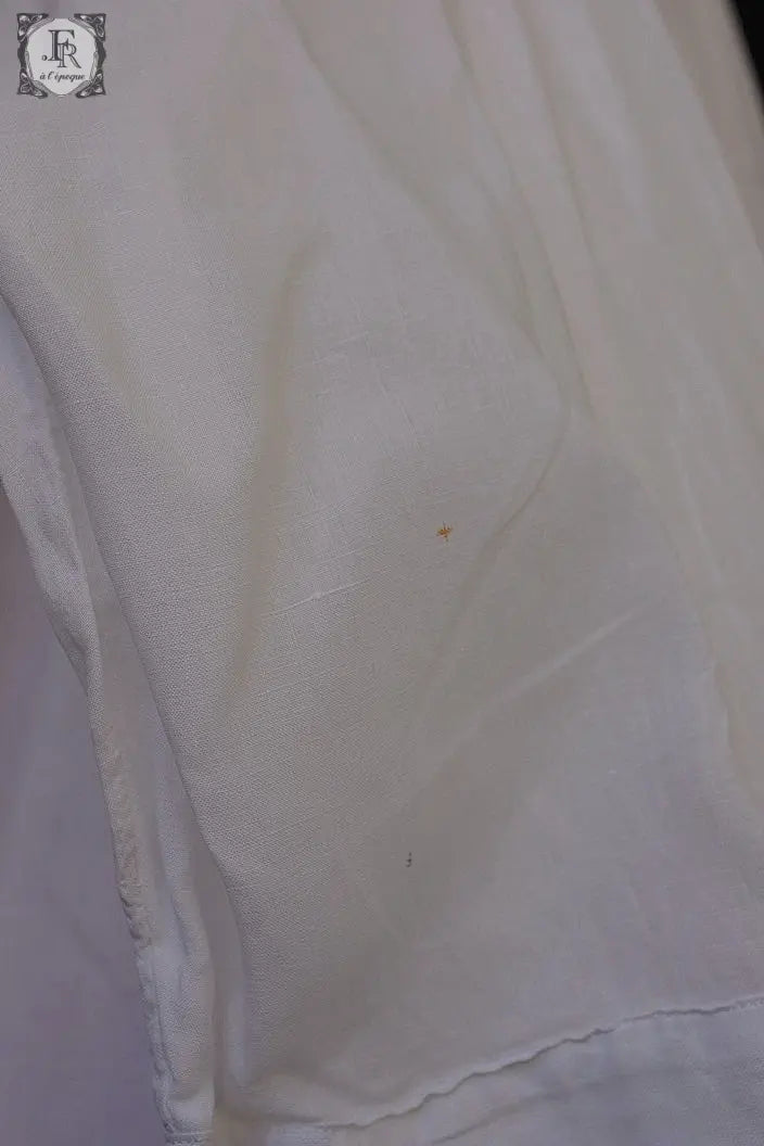 アンティーク司祭チュニック　antique aube Church Smock2 .FR a l'epoque